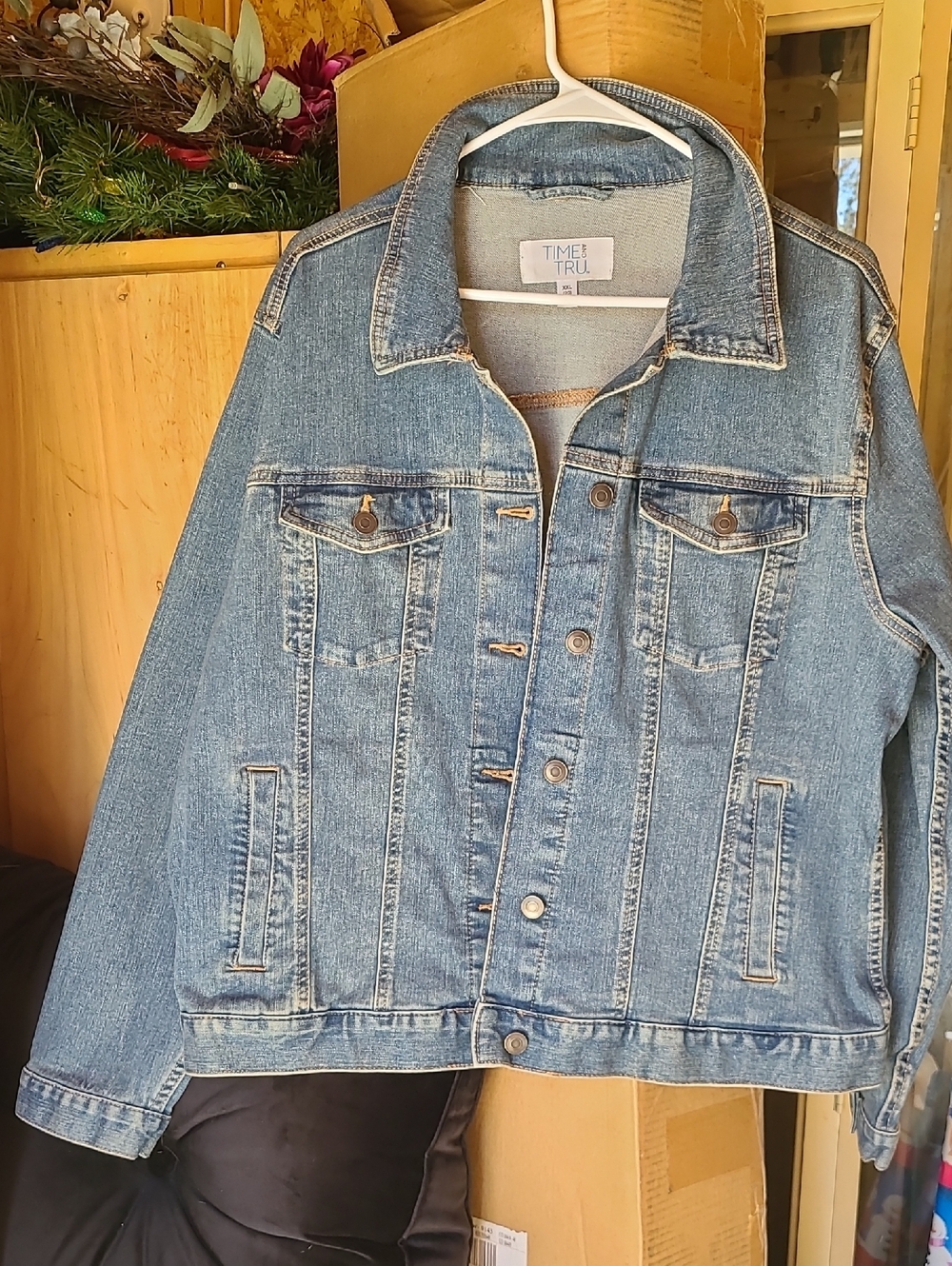 Time and Tru Women's Light Blue Denim Jacket